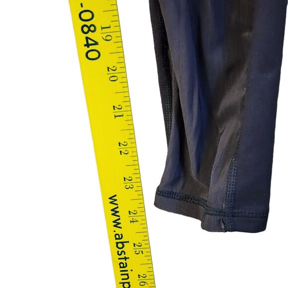 Fabletics Mid Rise Leggings Demi Lovato Women's Size S Elastic Waist Gray - Picture 11 of 11